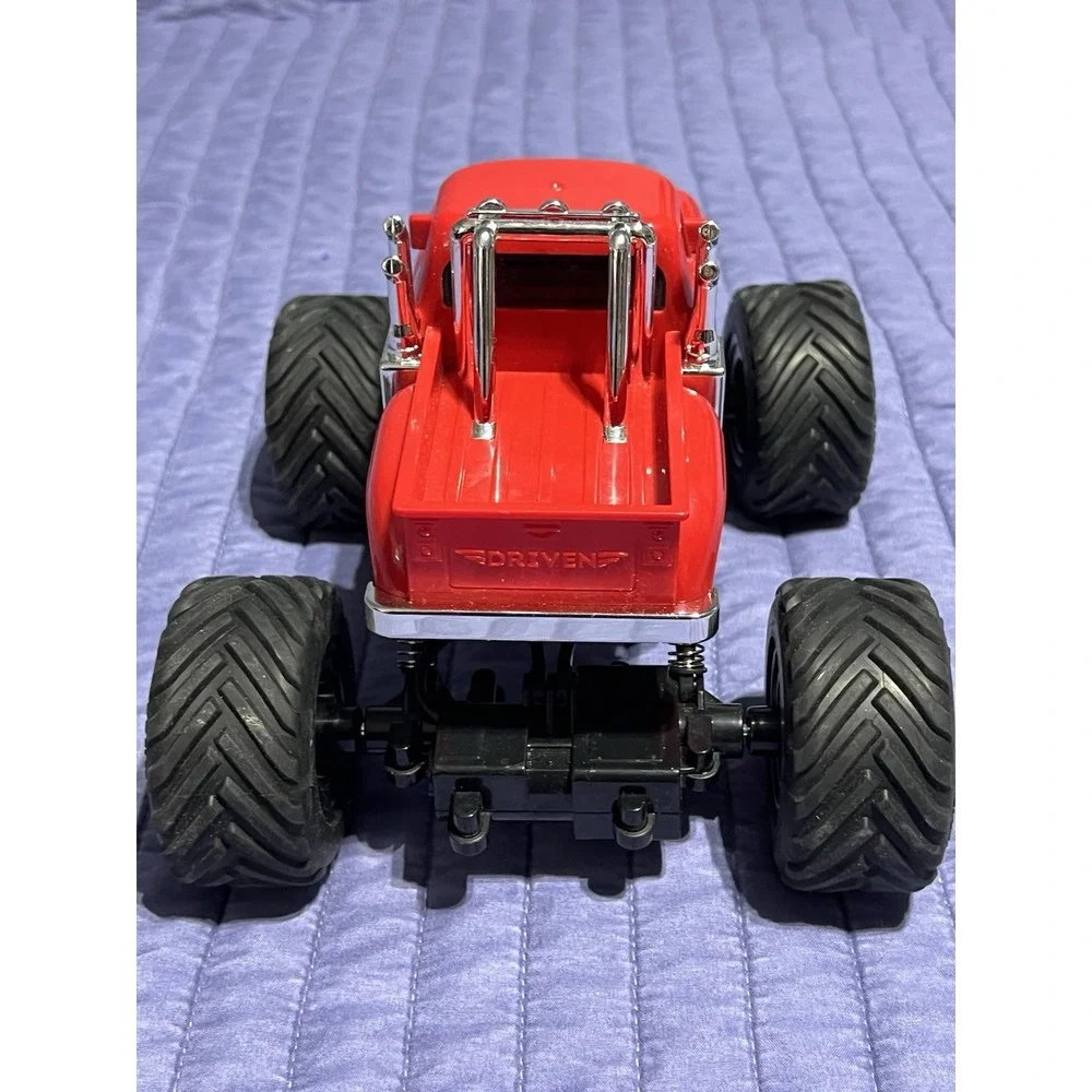 Red monster truck toy with black accents #monstertruck #kids Missing Remote
